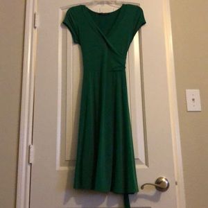 Belted wrap dress